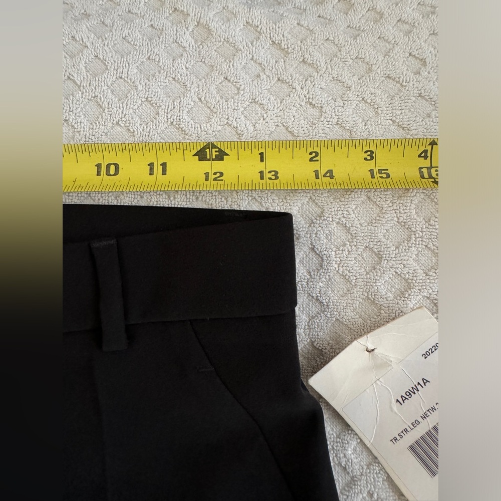🆕 Louis Vuitton Uniforms Trouser Straight Leg Pants in Black EU 32 US 0 XXS - Picture 13 of 15
